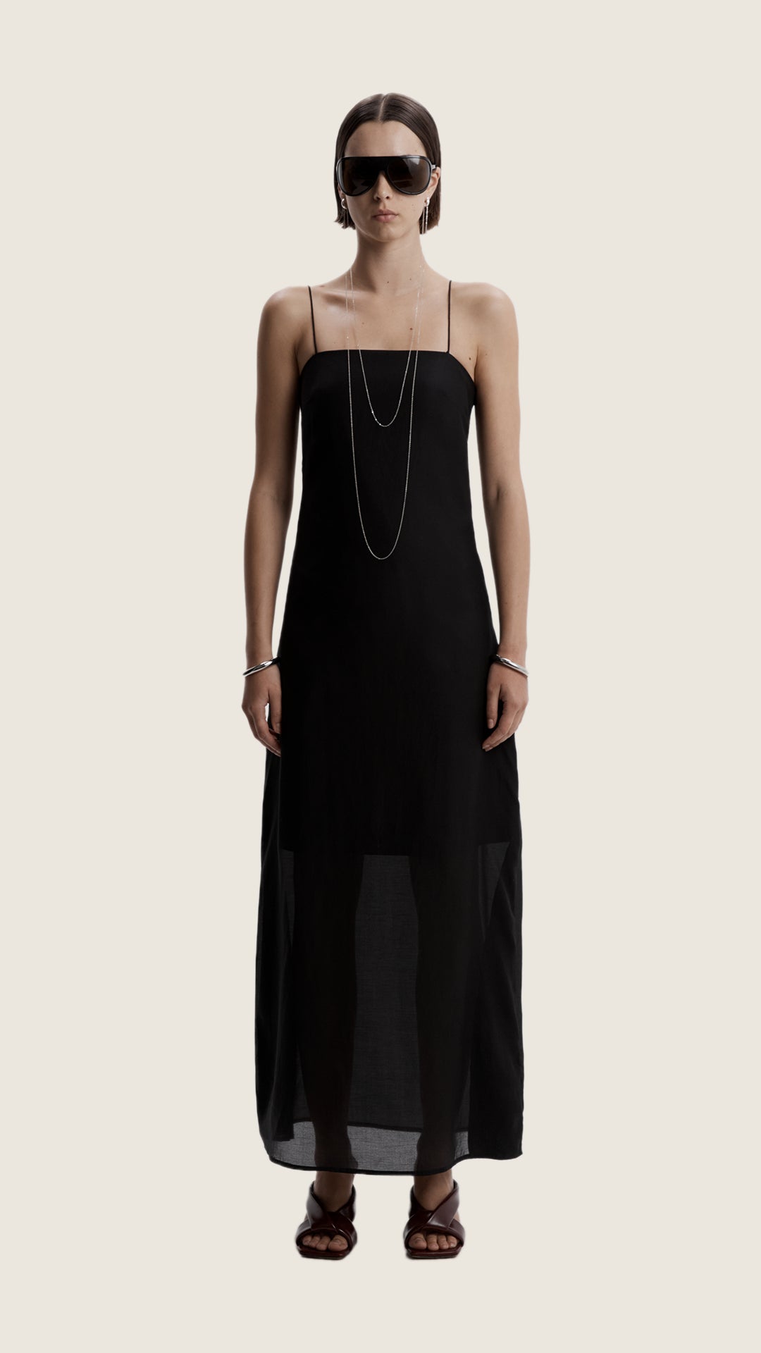 Sheer Layered Dress Zero Meaning Sheer Layered Dress Zero Meaning