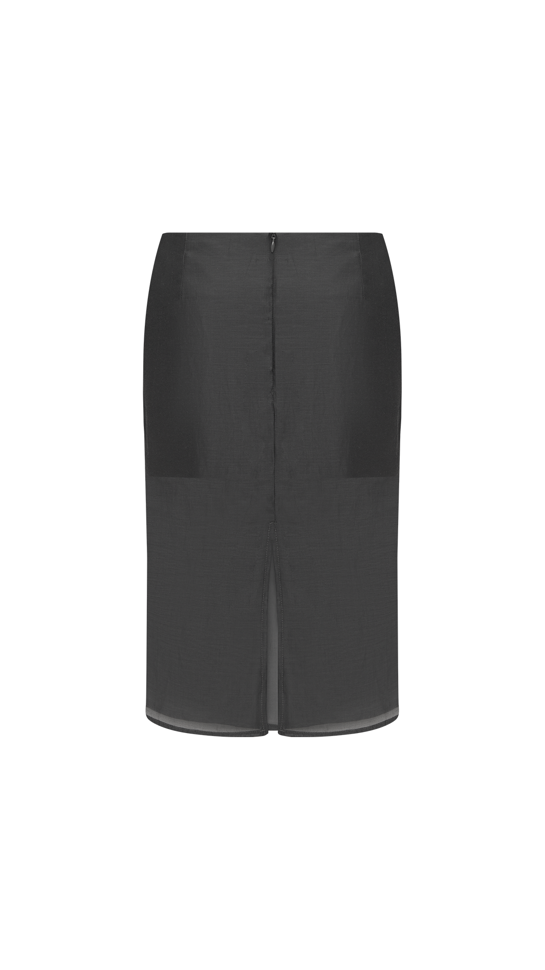 Sheer Layered Midi Skirt