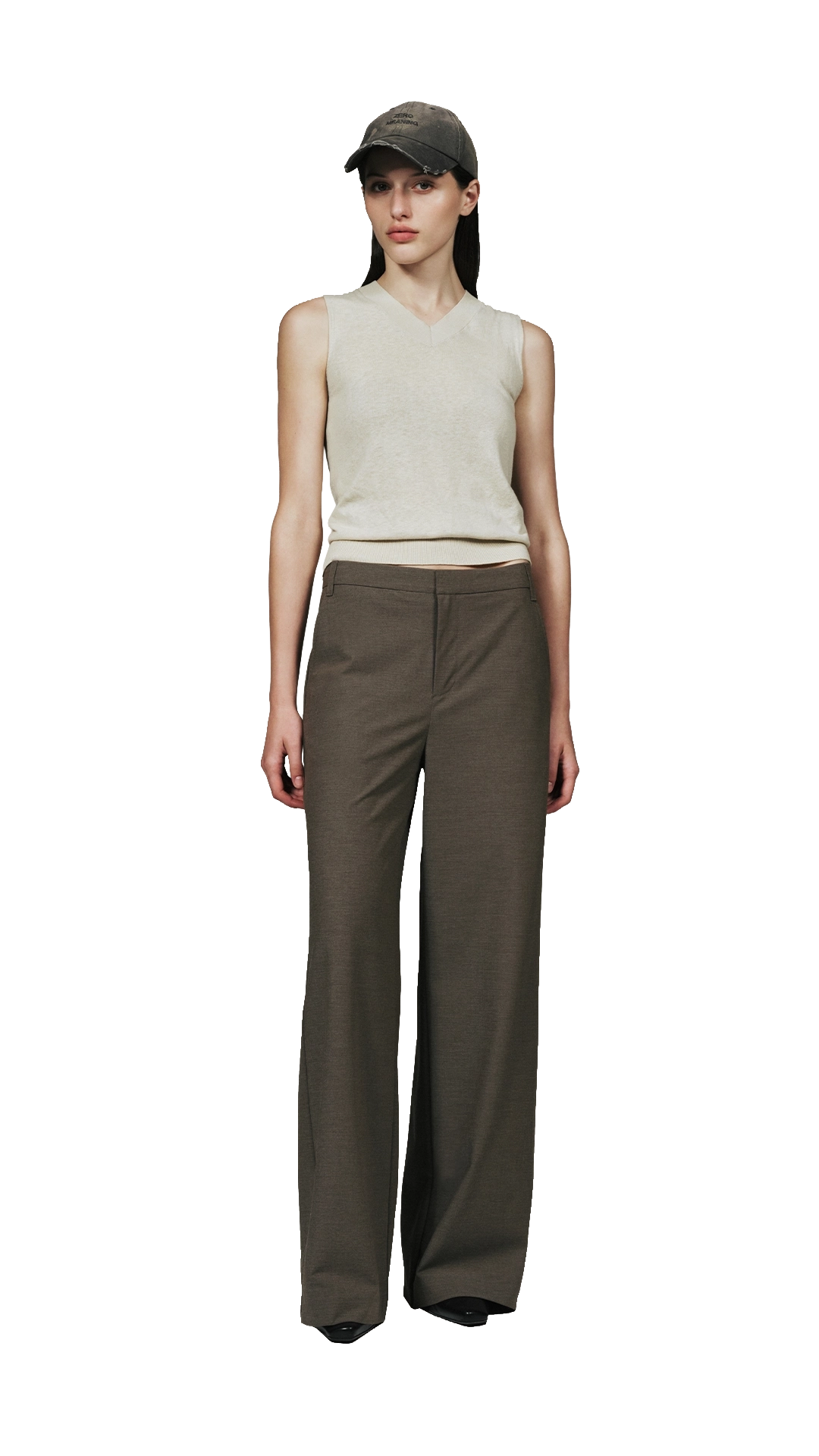 Knitted V-Neck Vest