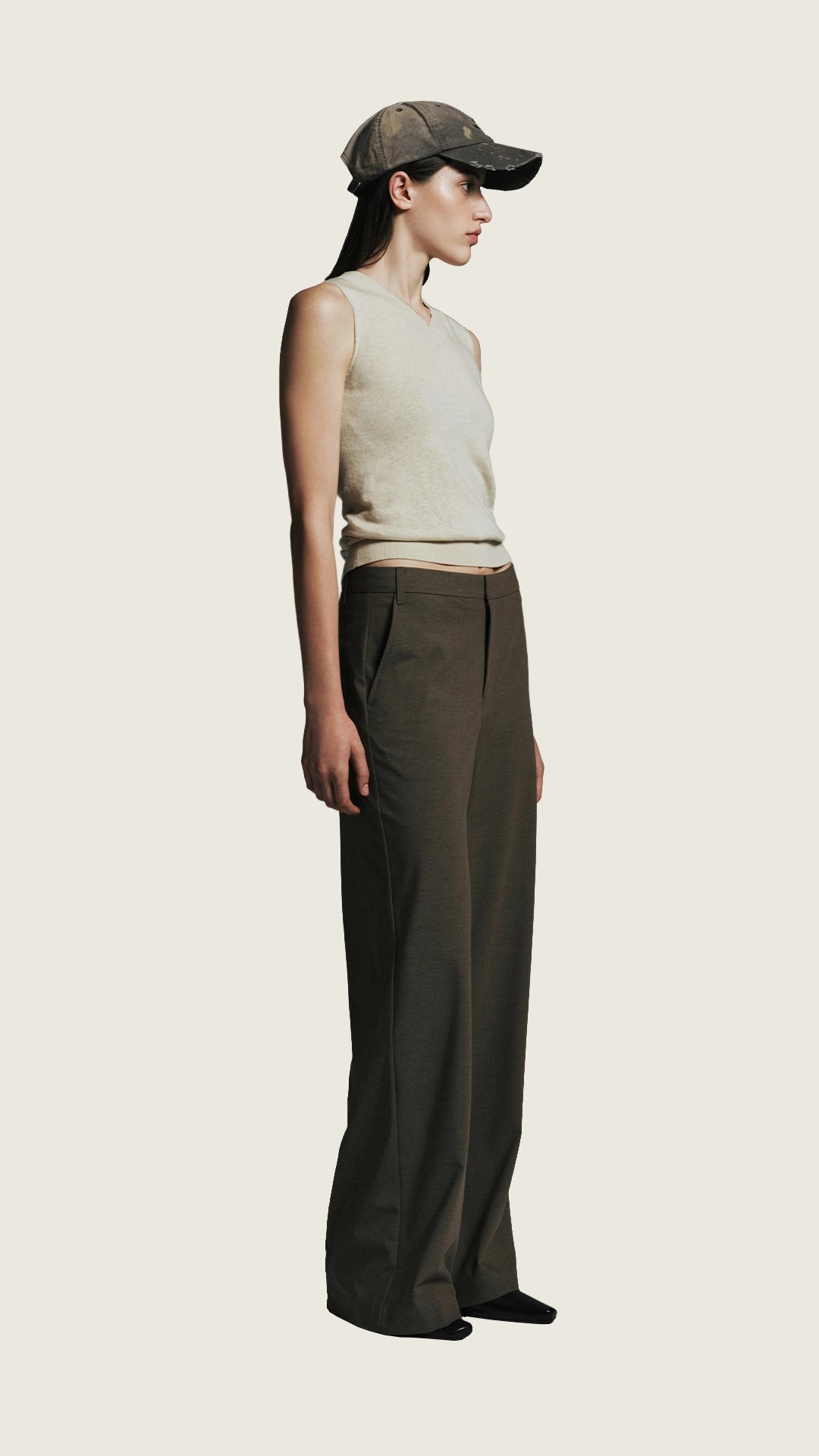 Knitted V-Neck Vest