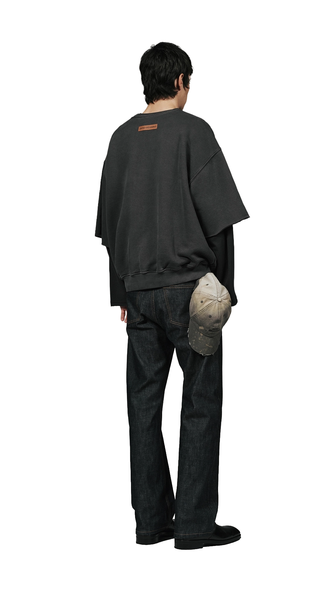 Cut off Crew Neck