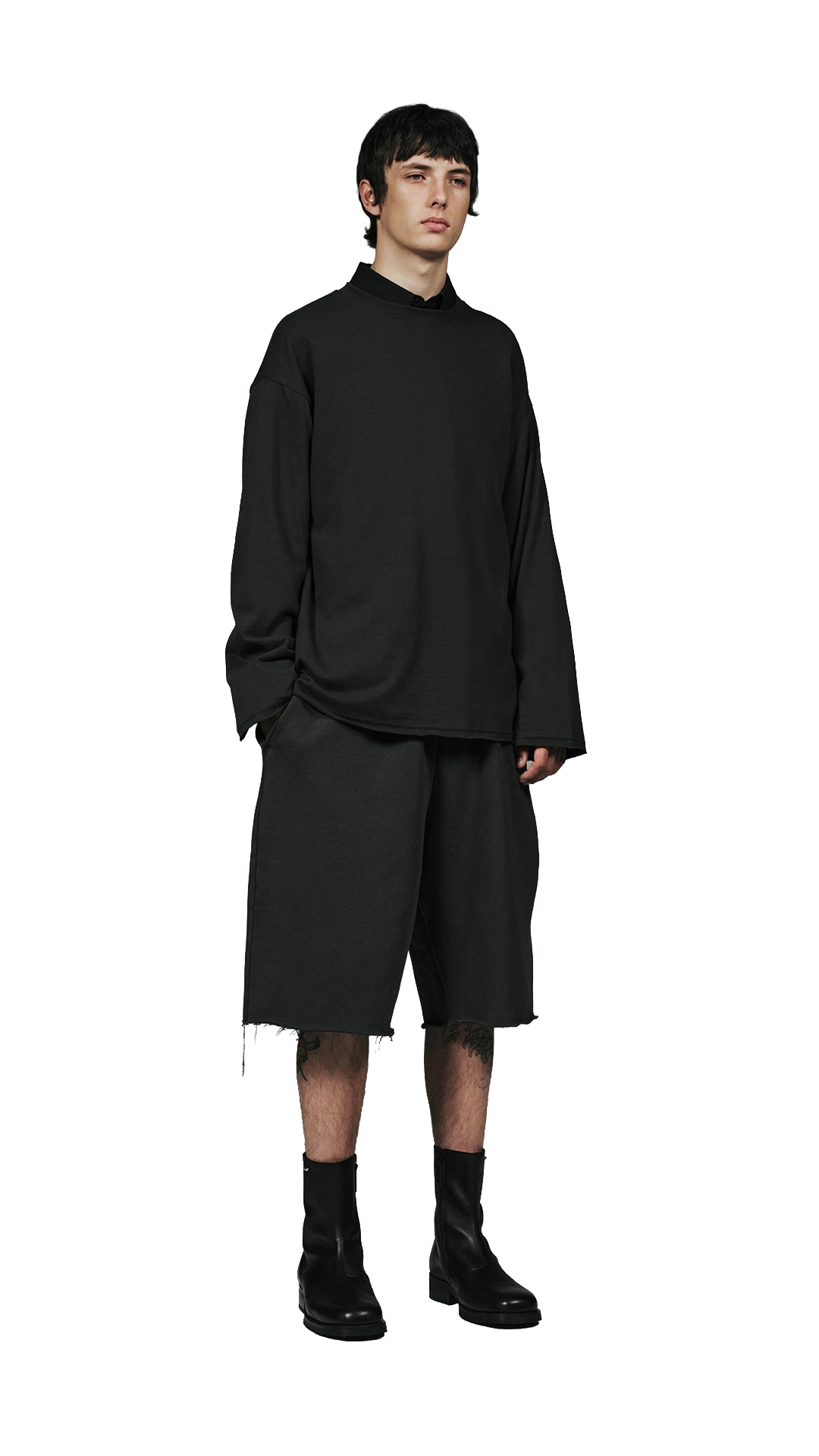 Cut off Shorts - Black image 1