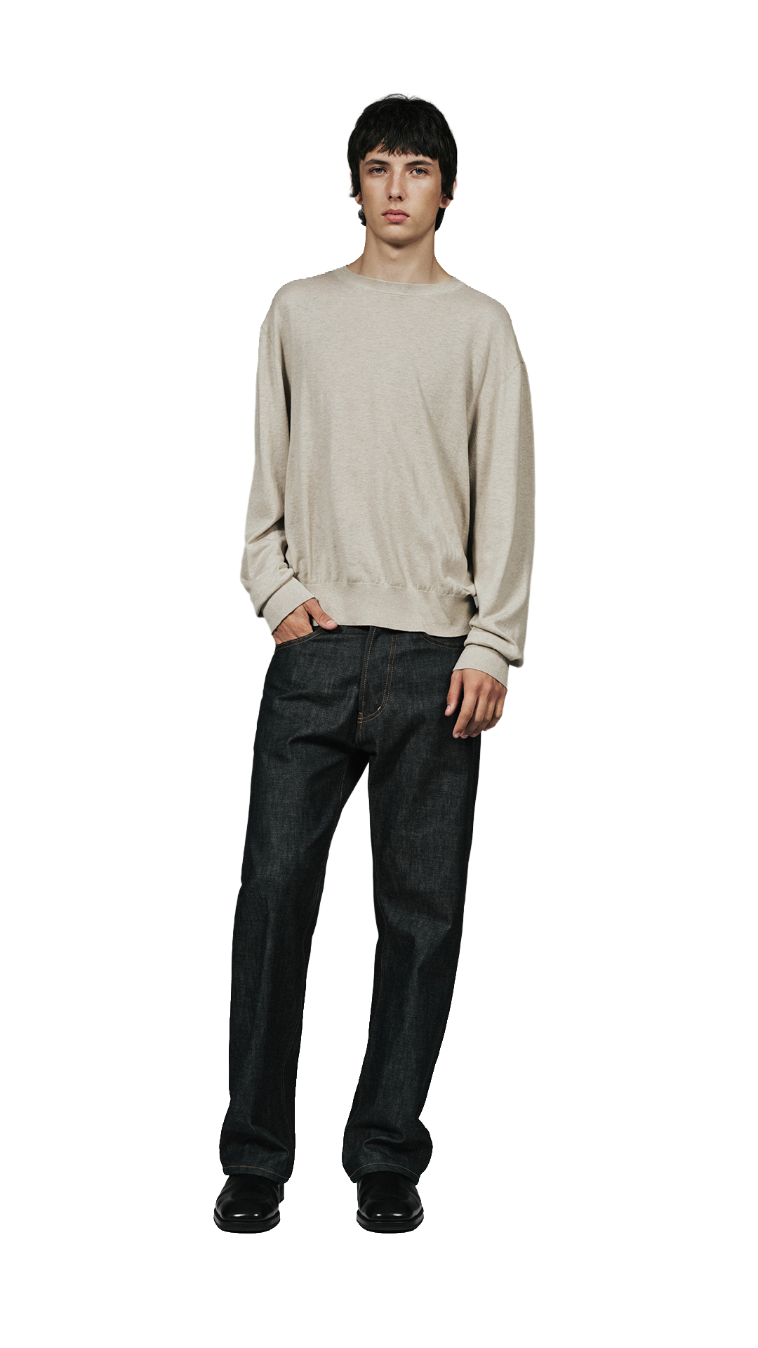 Linen Round Neck Sweater