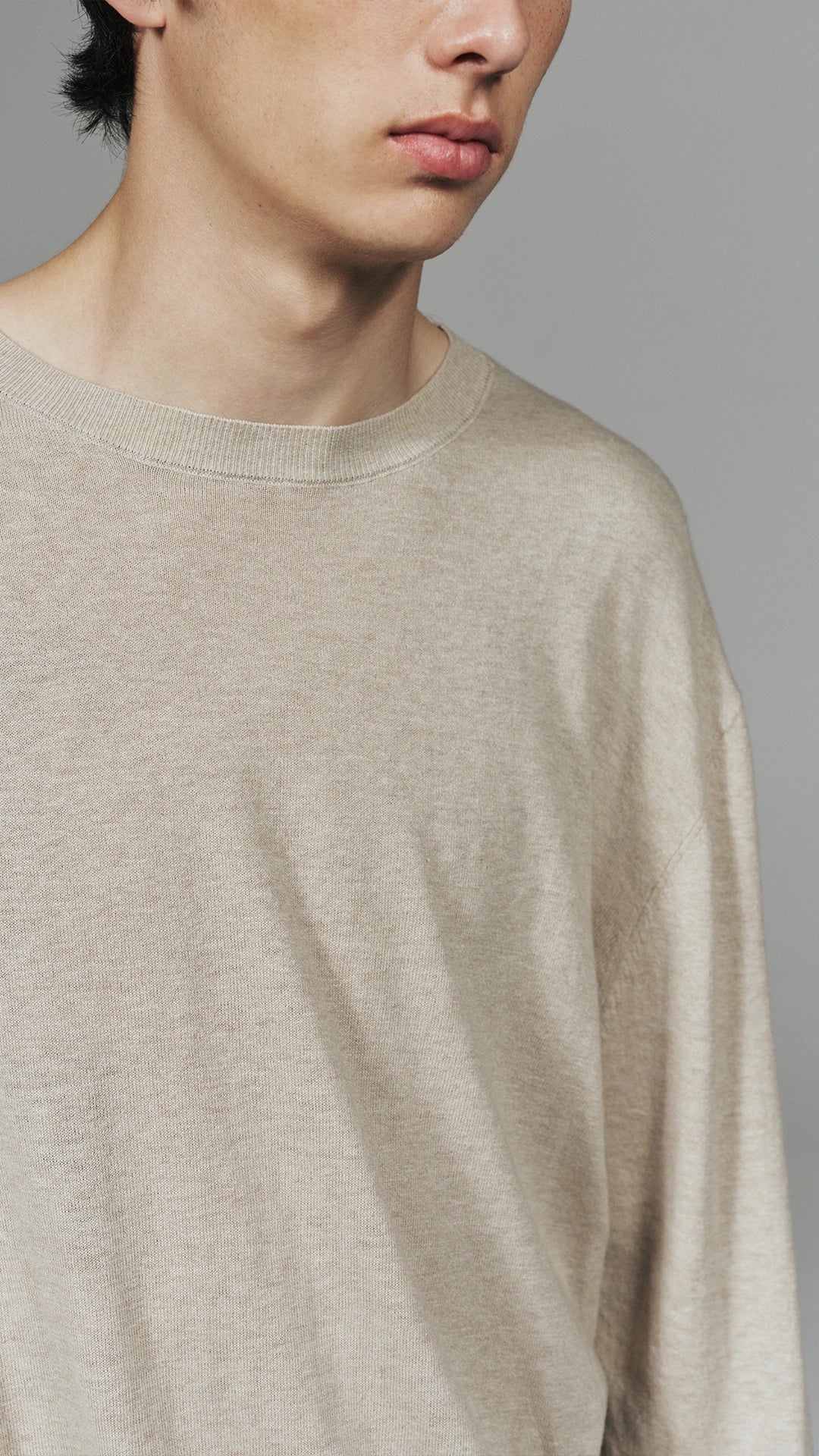 Linen Round Neck Sweater