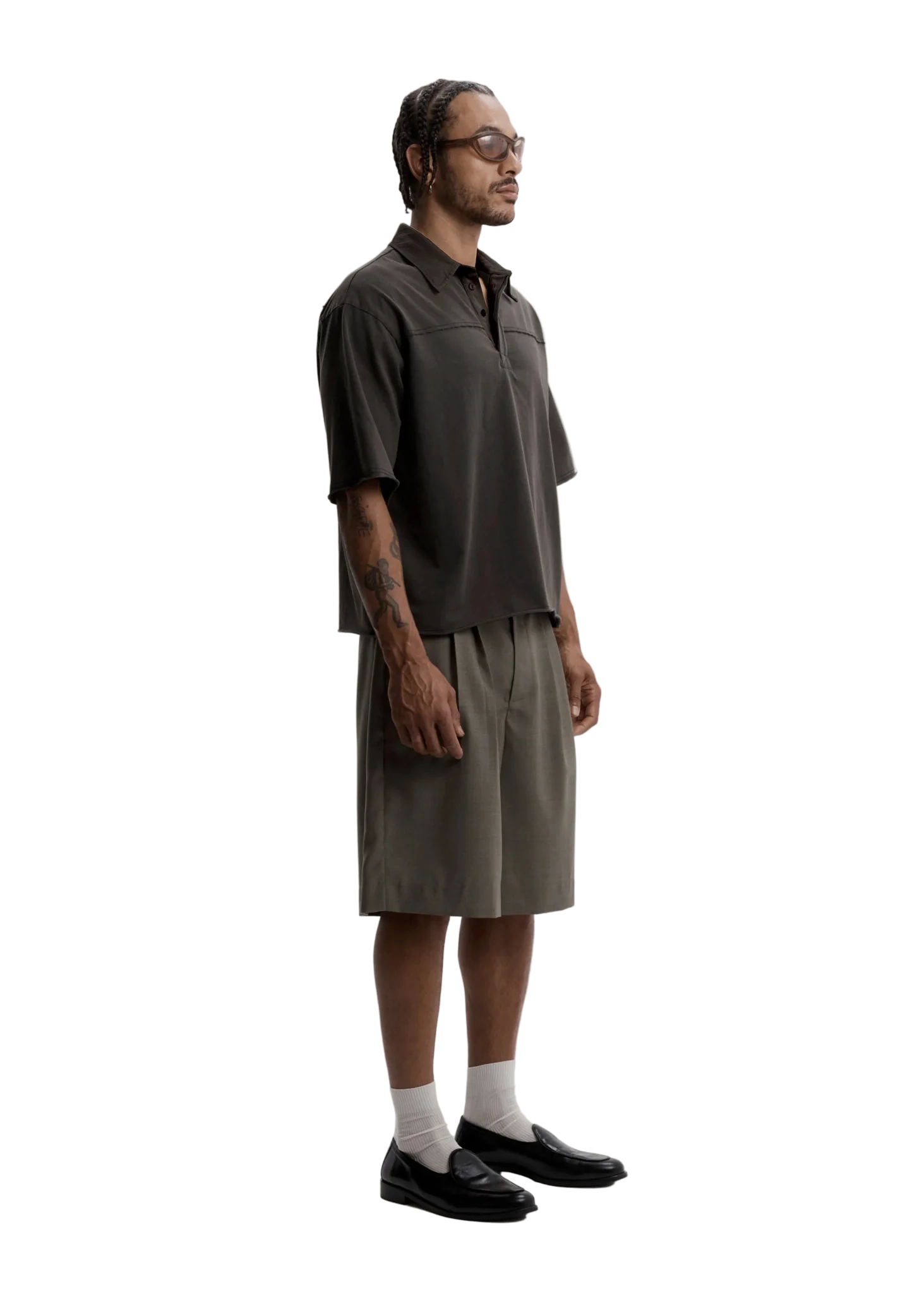 Relaxed Rugby Polo - Charcoal image 1