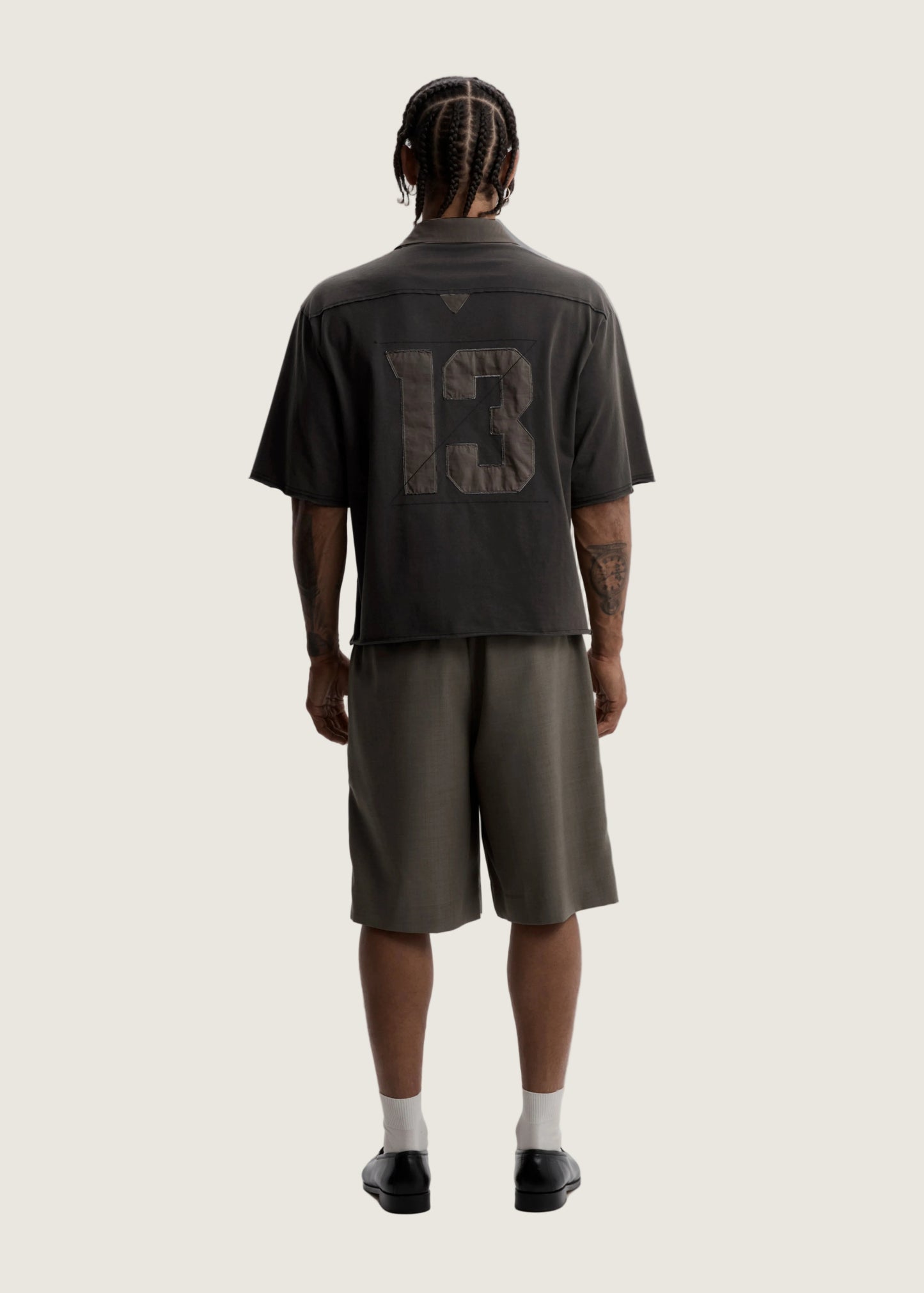 Relaxed Rugby Polo - Charcoal