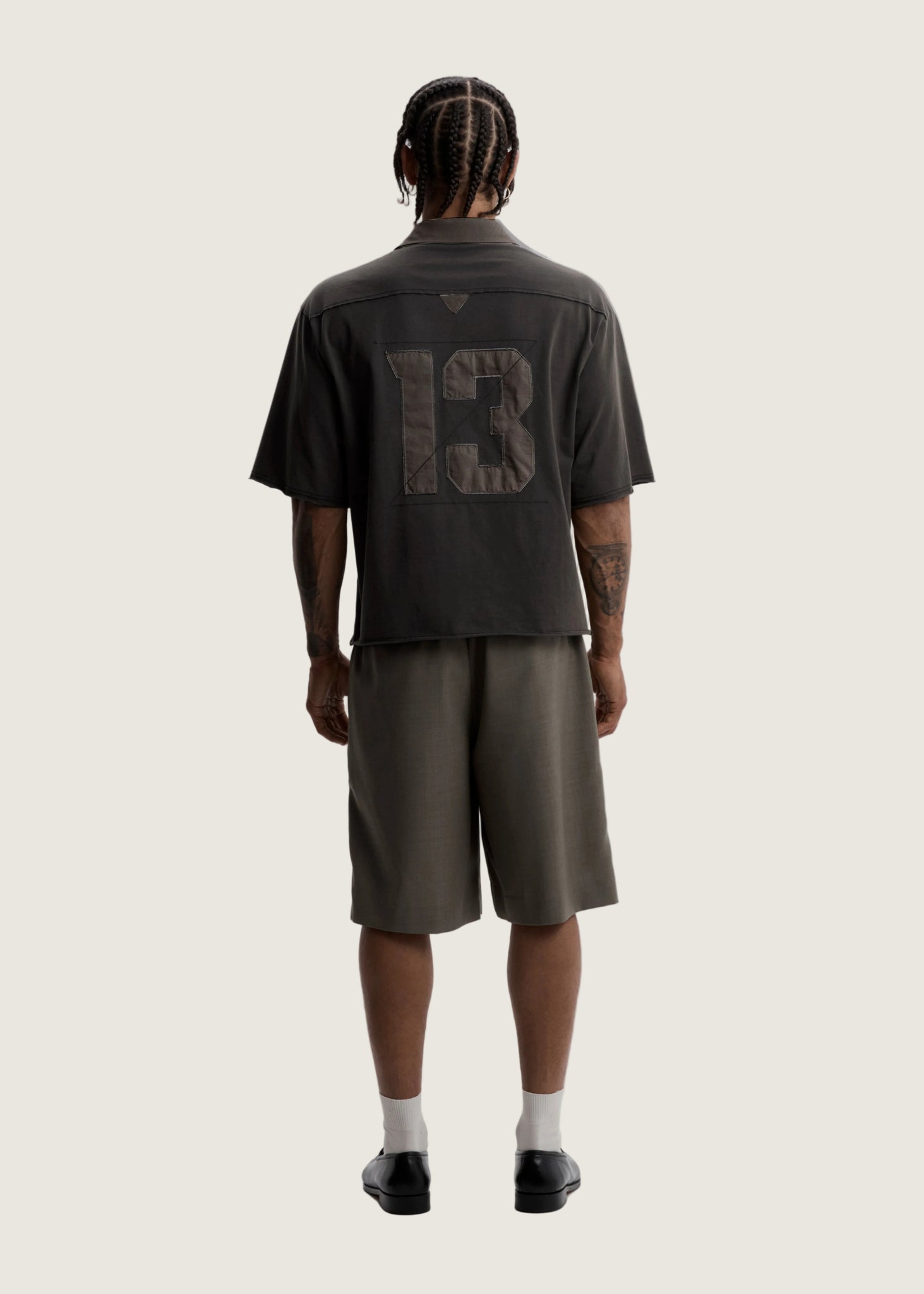 Relaxed Rugby Polo - Charcoal