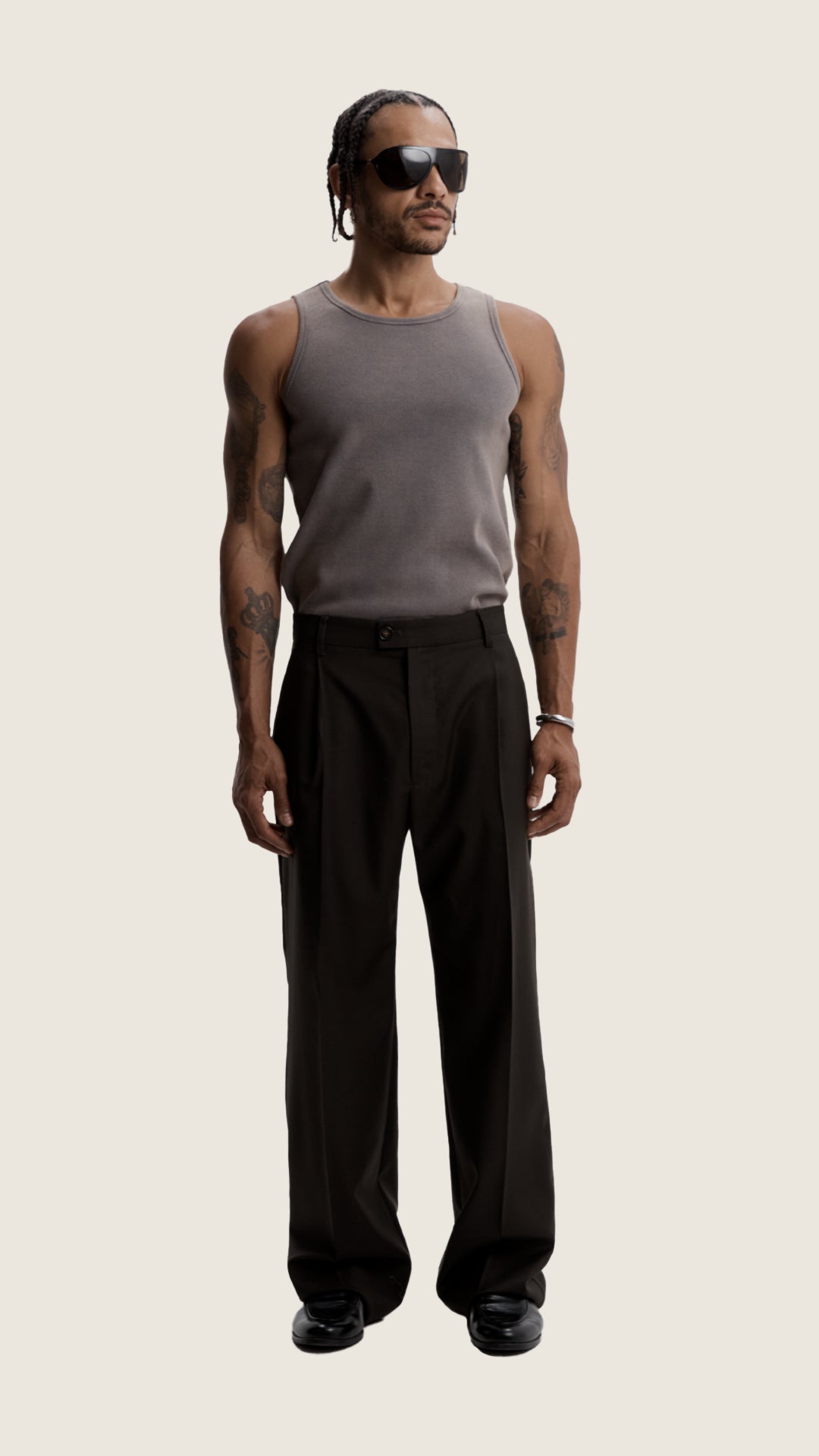 Pleated Tailored Pant