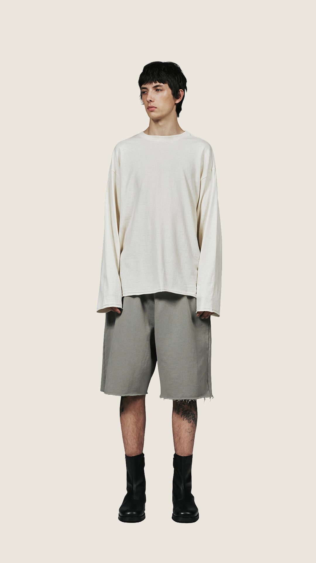 Oversized LS T-Shirt Natural