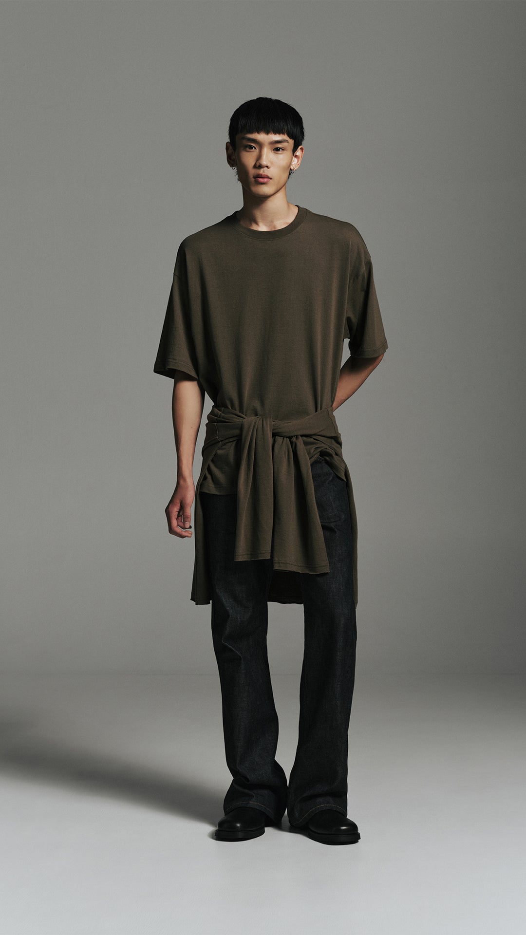 Oversized T-Shirt Khaki image 3
