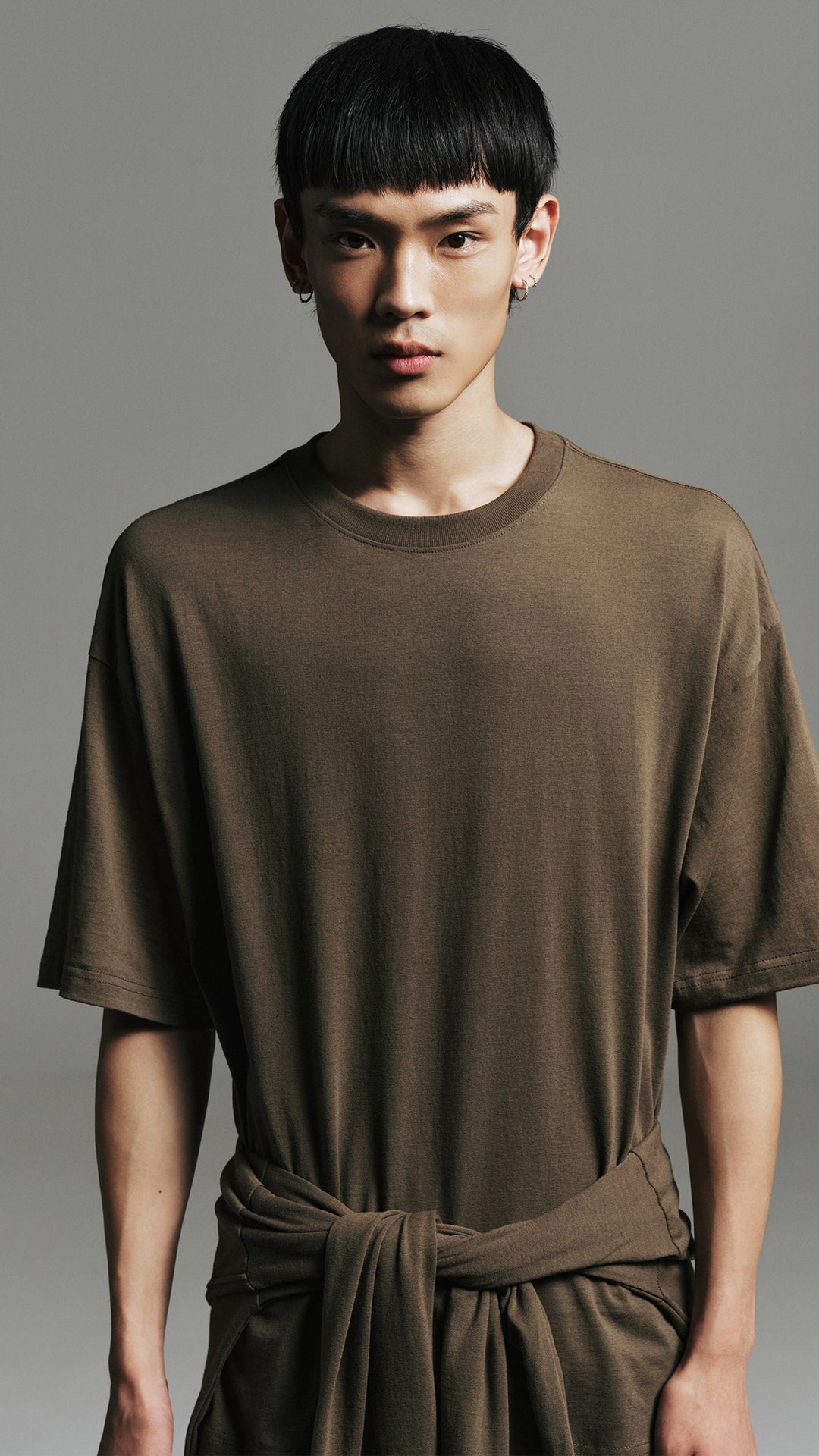 Oversized T-Shirt Khaki image 4