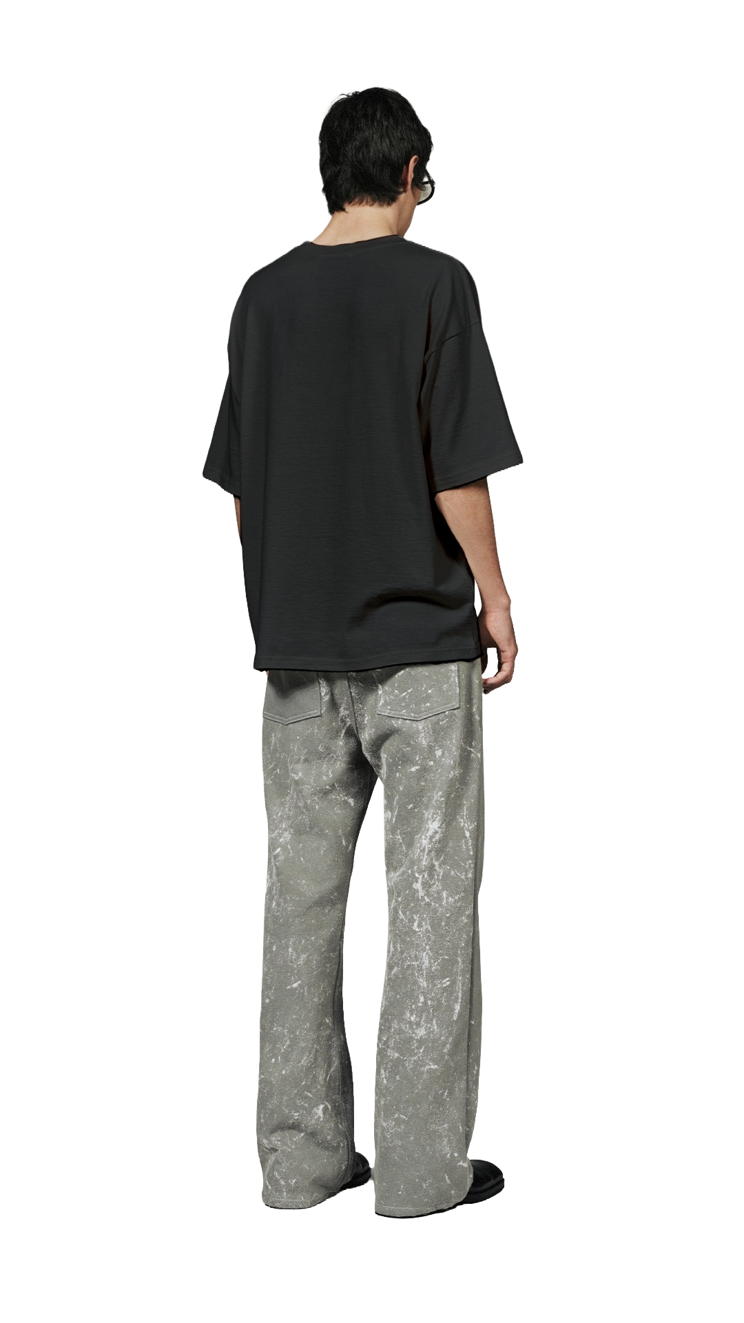 Bootcut Jean paint splattered