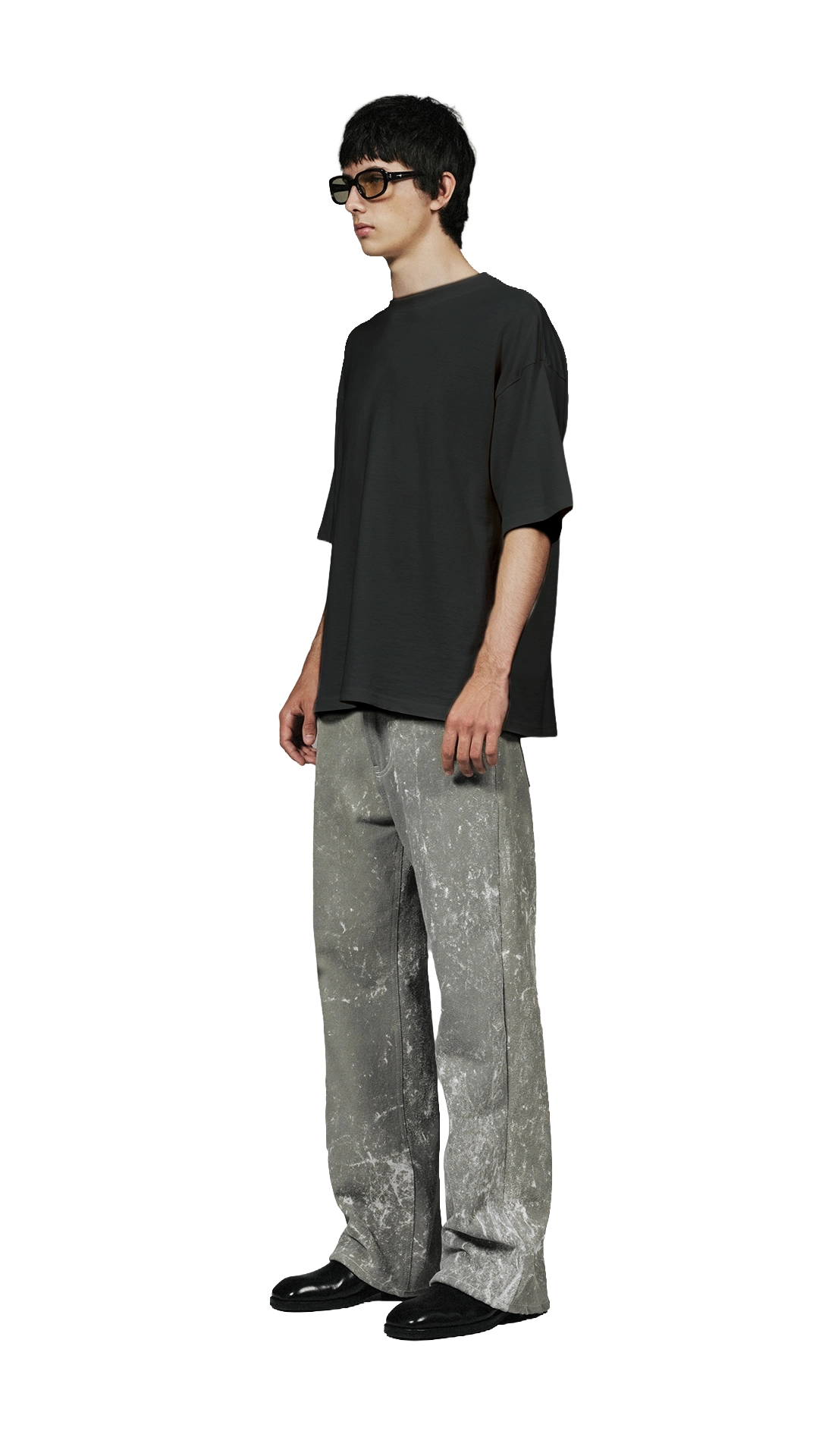 Bootcut Jean paint splattered
