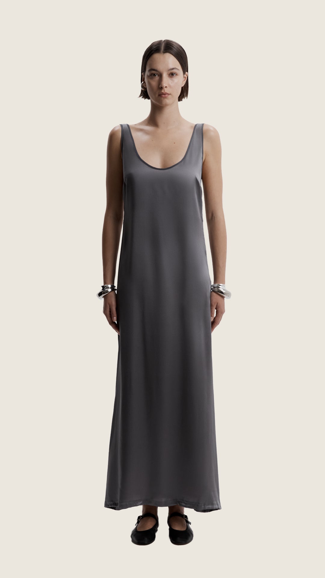 dress casual long sleeve Elegant Long Sleeve A-Line Midi Dress for Women Soft Stretch Fabric FineLook