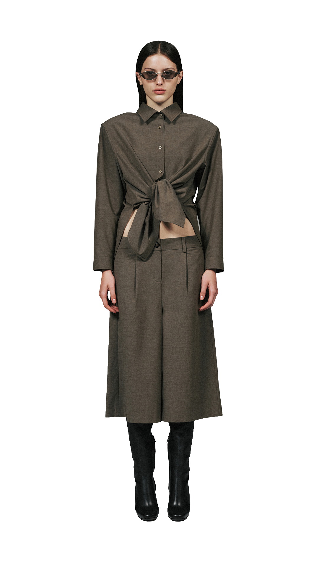 Oversized Tie Shirt