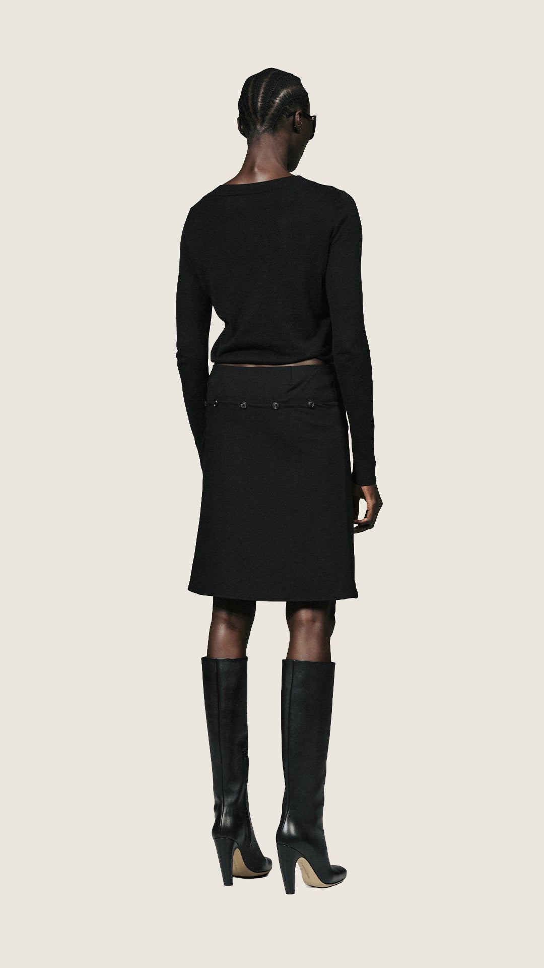 Detachable Suiting Skirt