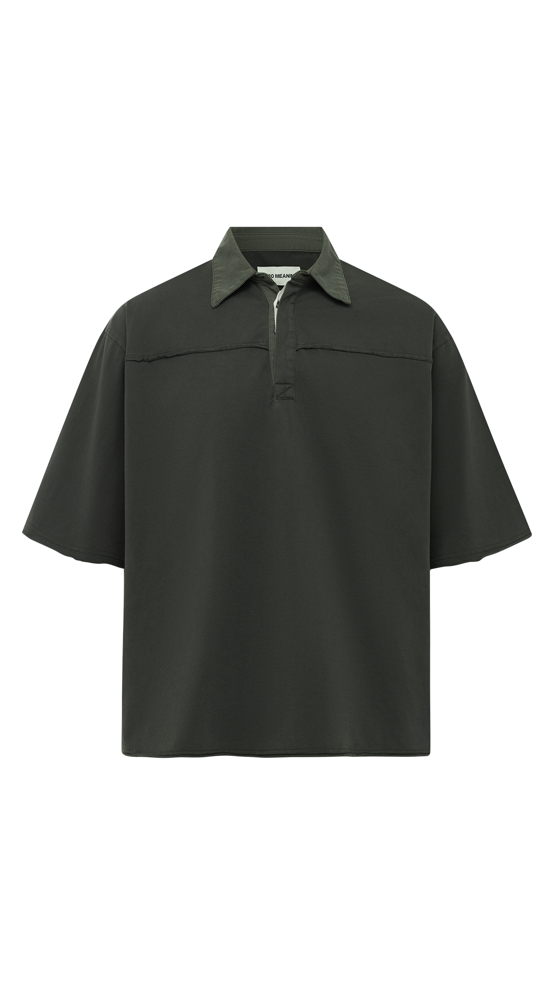 Relaxed Rugby Polo - Charcoal
