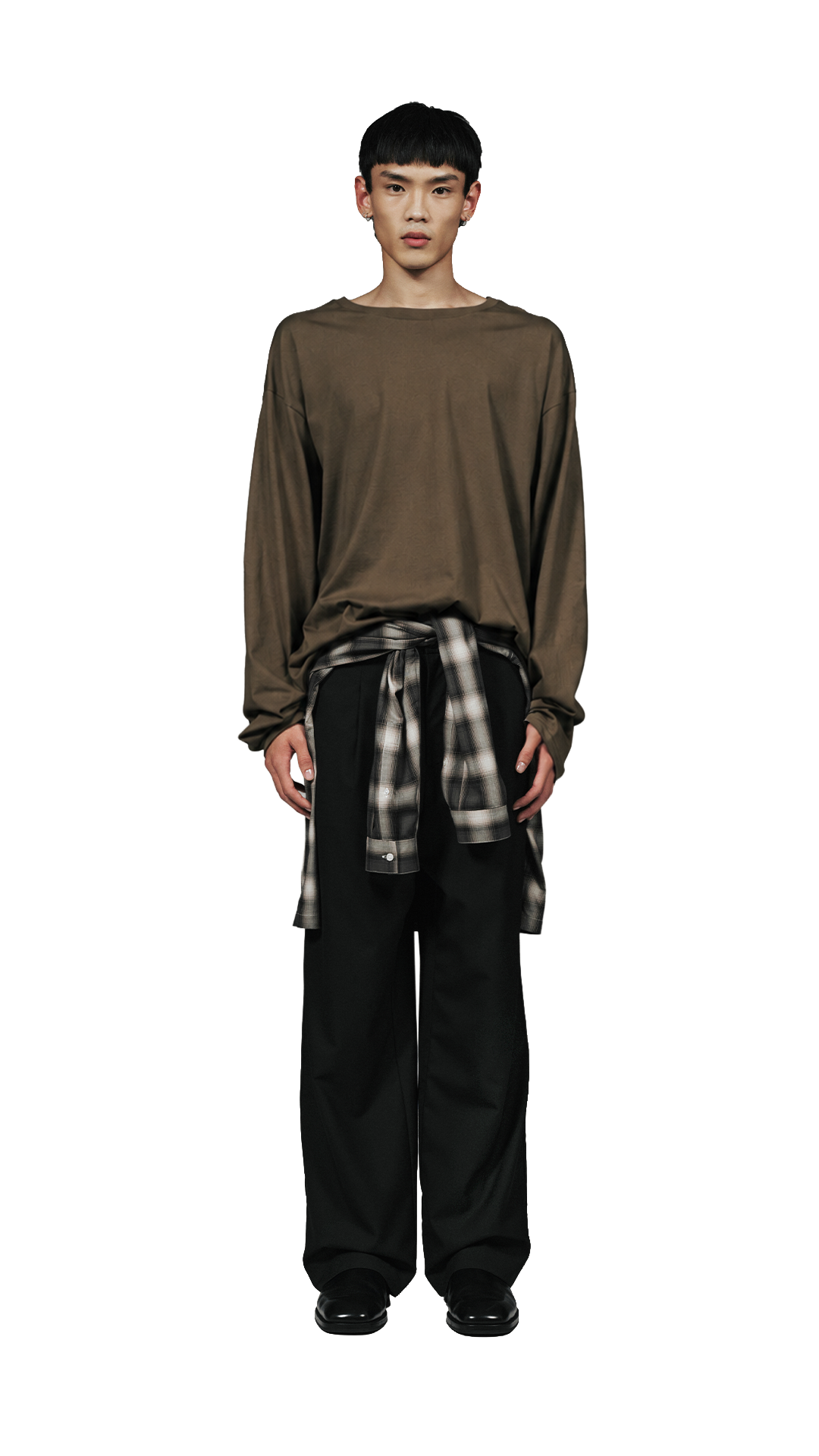 Oversized LS T-Shirt Khaki